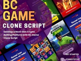 BC Game Clone Script with Secure Payments and Custom Features