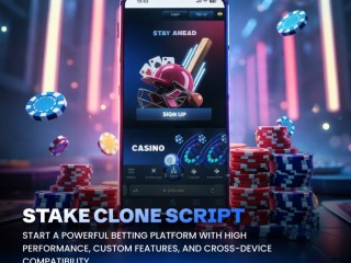 Start Your iGaming Business with an Advanced Stake Clone Script